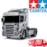 Tamiya 1/14 Scania R470 Silver Edition RC Tractor Trailer Semi Truck Kit
