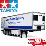 Tamiya 1/14 RC 3 Axle Reefer Trailer Kit Tractor Semi Truck